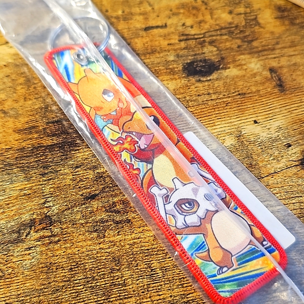 Pokemon Charizard Charmander Cubone Keyring